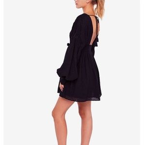 Free People Dresses - NWT Free People Open Back Mini A-Line Dress Free People Dresses - NWT Free People Open Back Mini A-Line Dress